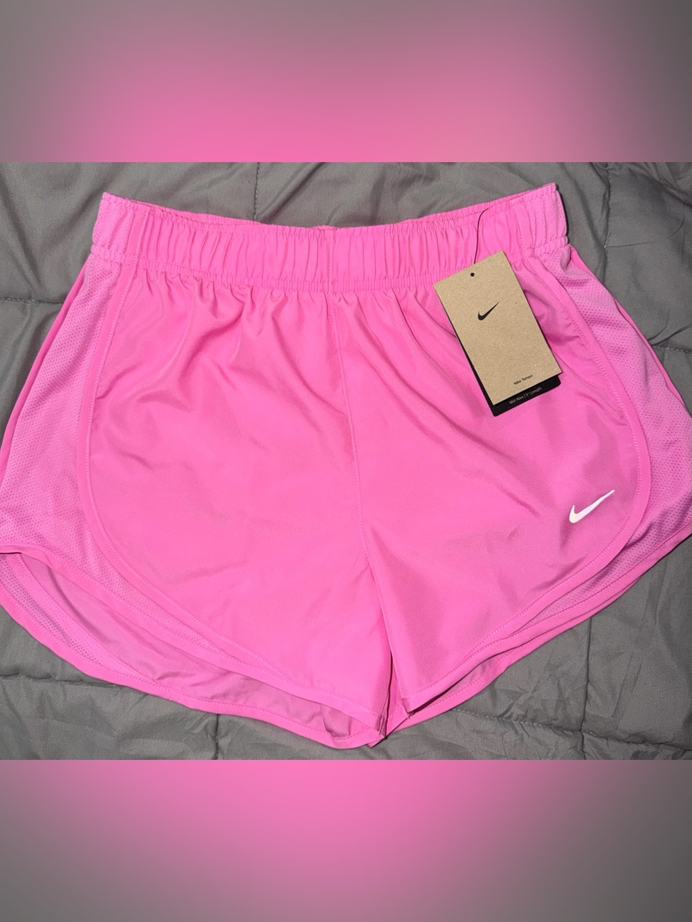 Nike Women's Hot Pink Dri-FIT Athletic Shorts S